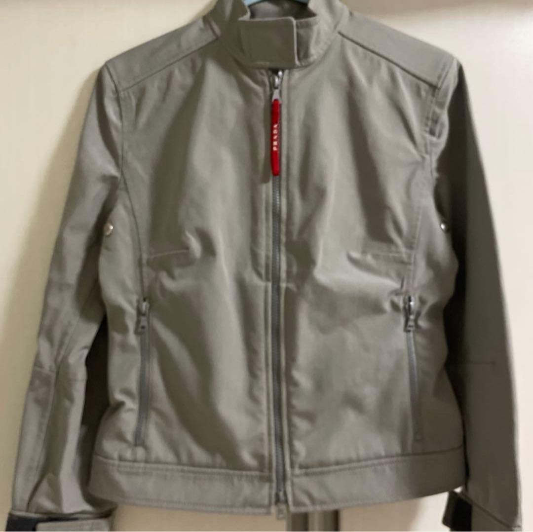 クリーニング済　PRADA SPORTSスタンドカラージャケット