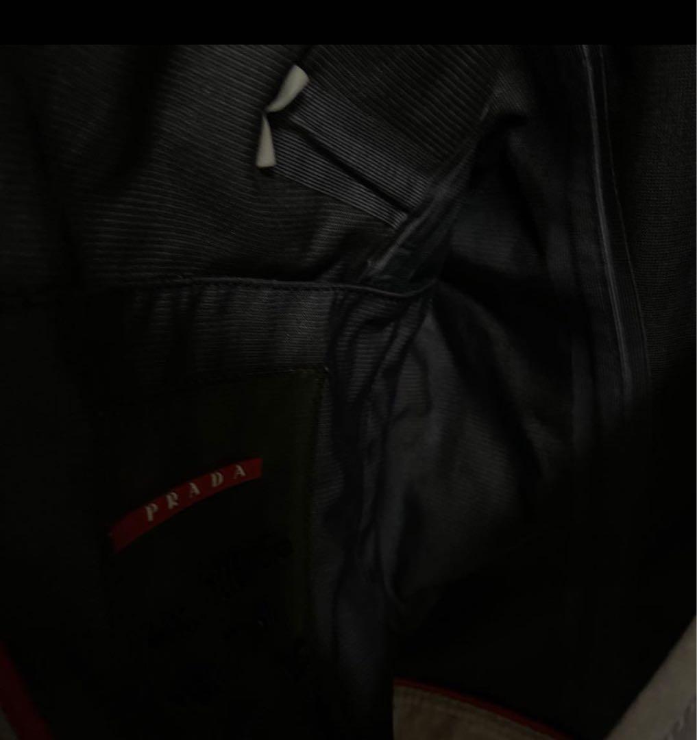 クリーニング済　PRADA SPORTSスタンドカラージャケット