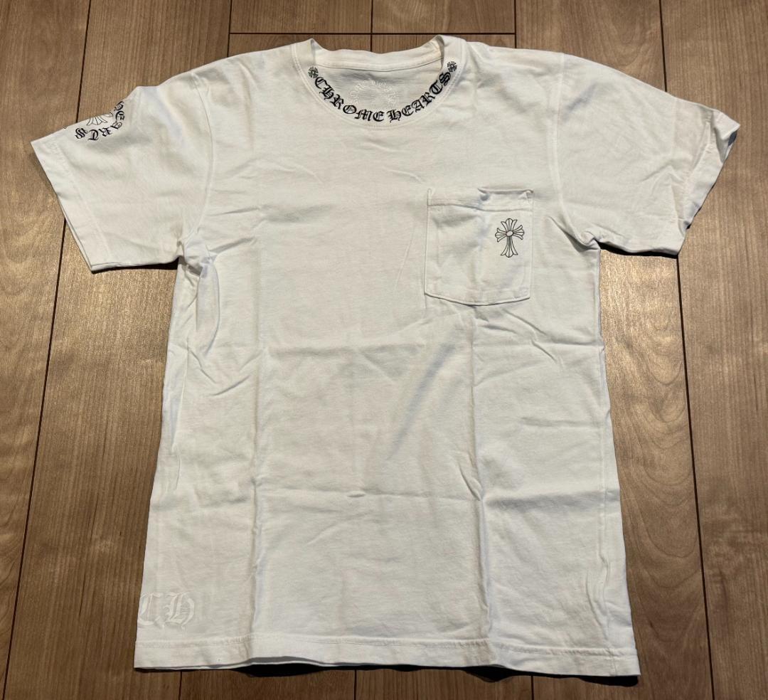 CHROME HEARTS クロムハーツ ネックロゴ ポケットTシャツ