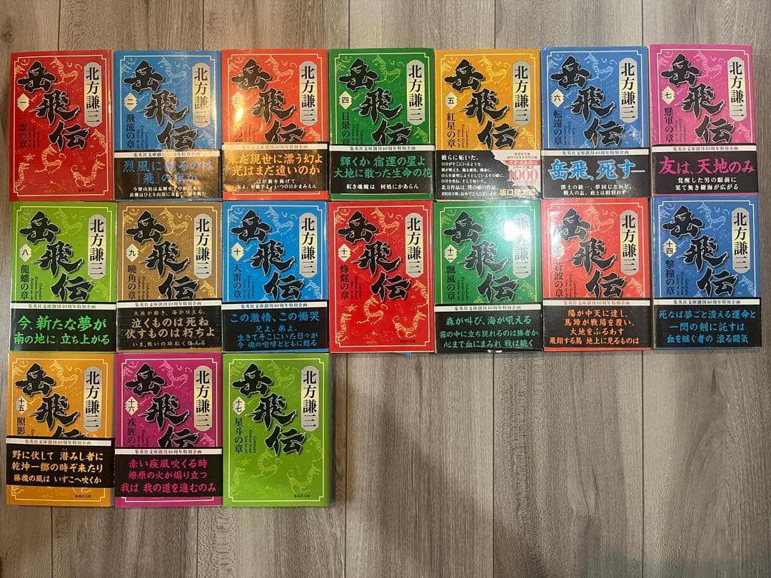 北方謙三 水滸伝(全19巻)、楊令伝(全15巻)、岳飛伝(全17巻) 全巻セット