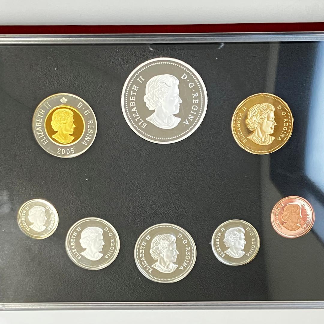 カナダ国旗40周年記念 プルーフ貨幣セット 2005年