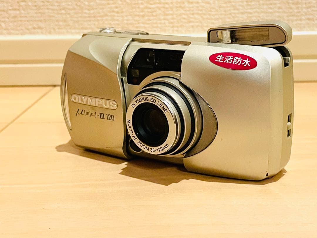 完動品✨OLYMPUS μ[mju:] III 120 コンパクトフィルムカメラ