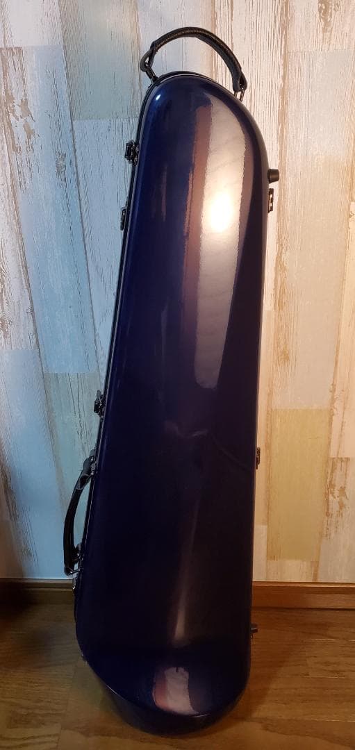 C.C.シャイニーケース 細管テナー用 ブルー