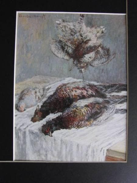 クロード・モネ、「FAISANS, BECASSES ET PERD」