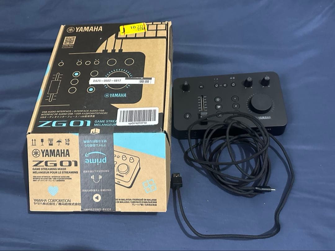 オーディオインターフェース　YAMAHA ZG01