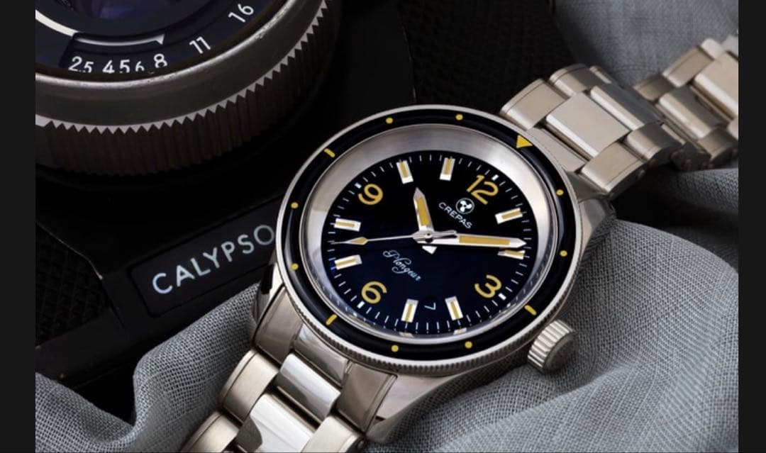 CREPAS WATCH 1000m ダイバー　マイクロブランド