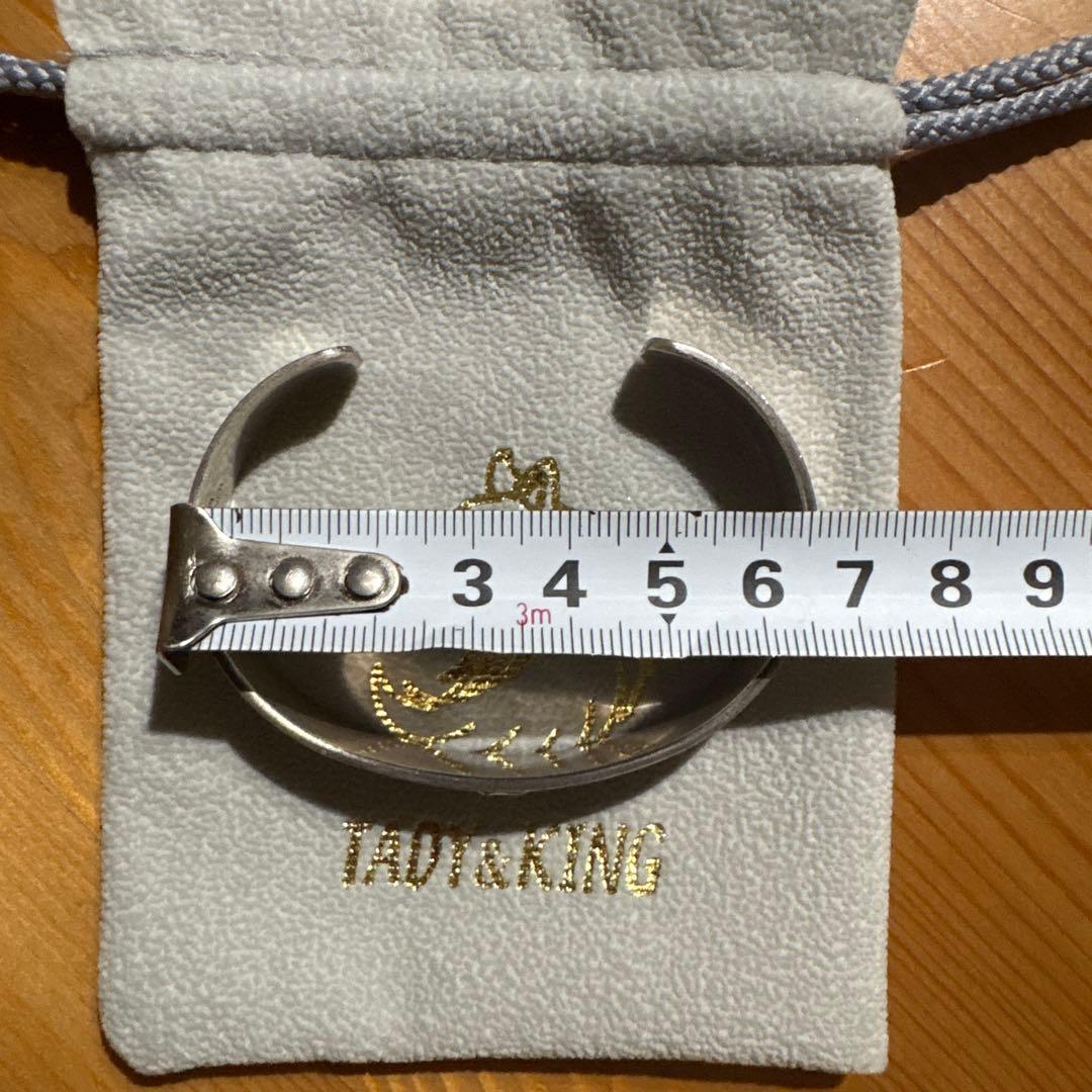 tady&king 平打ちバングルMサイズ ロングホーン
