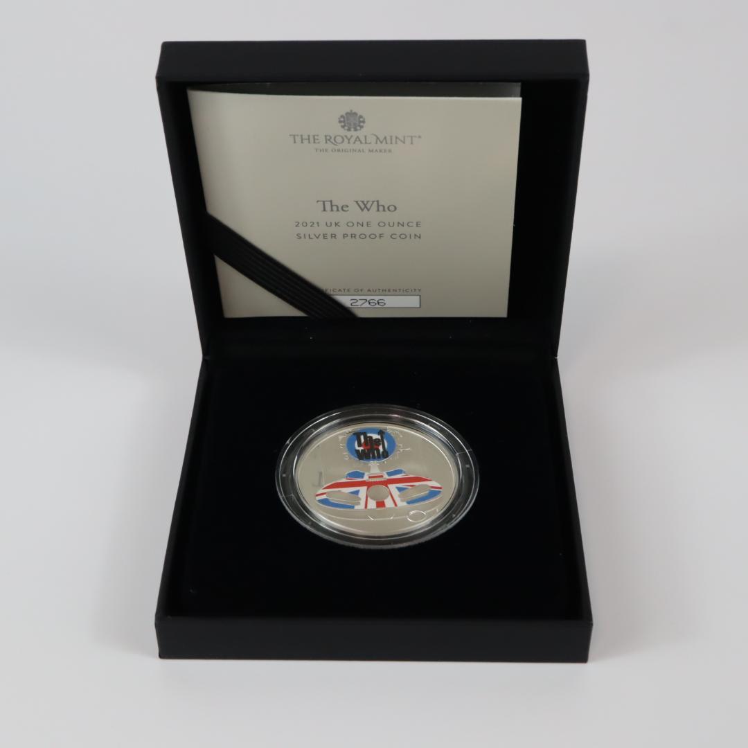 2021年 The Who ザ・フー 1オンス 2ポンド プルーフ 銀貨