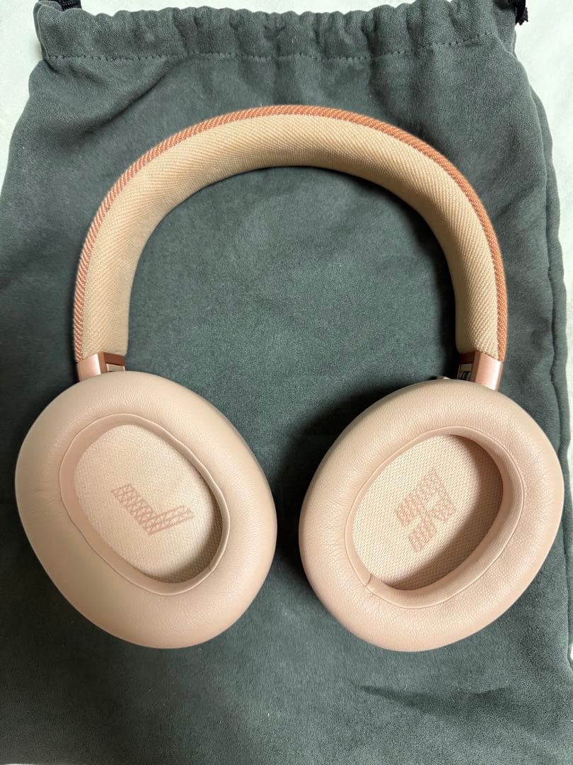 JBL ワイヤレスヘッドホン ピンク 収納袋付き