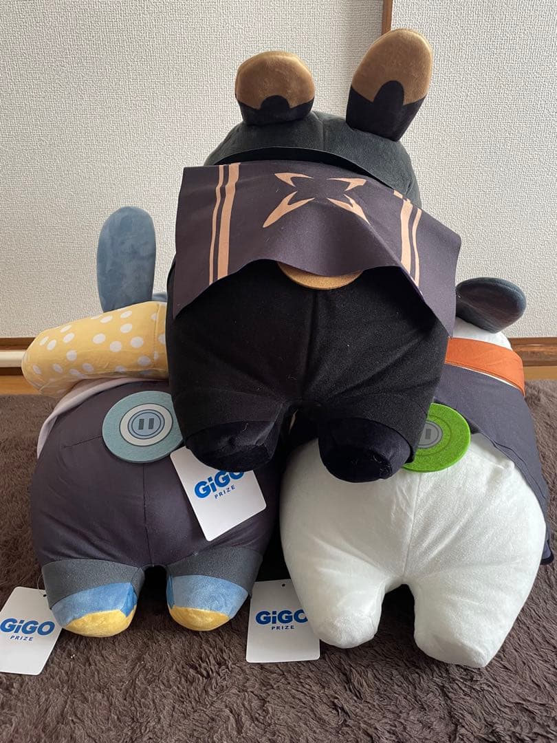 GIGO限定 ゼンゼロ ボンプ 寝そべりぬいぐるみ 3種 コンプセット　値下げ⭕️