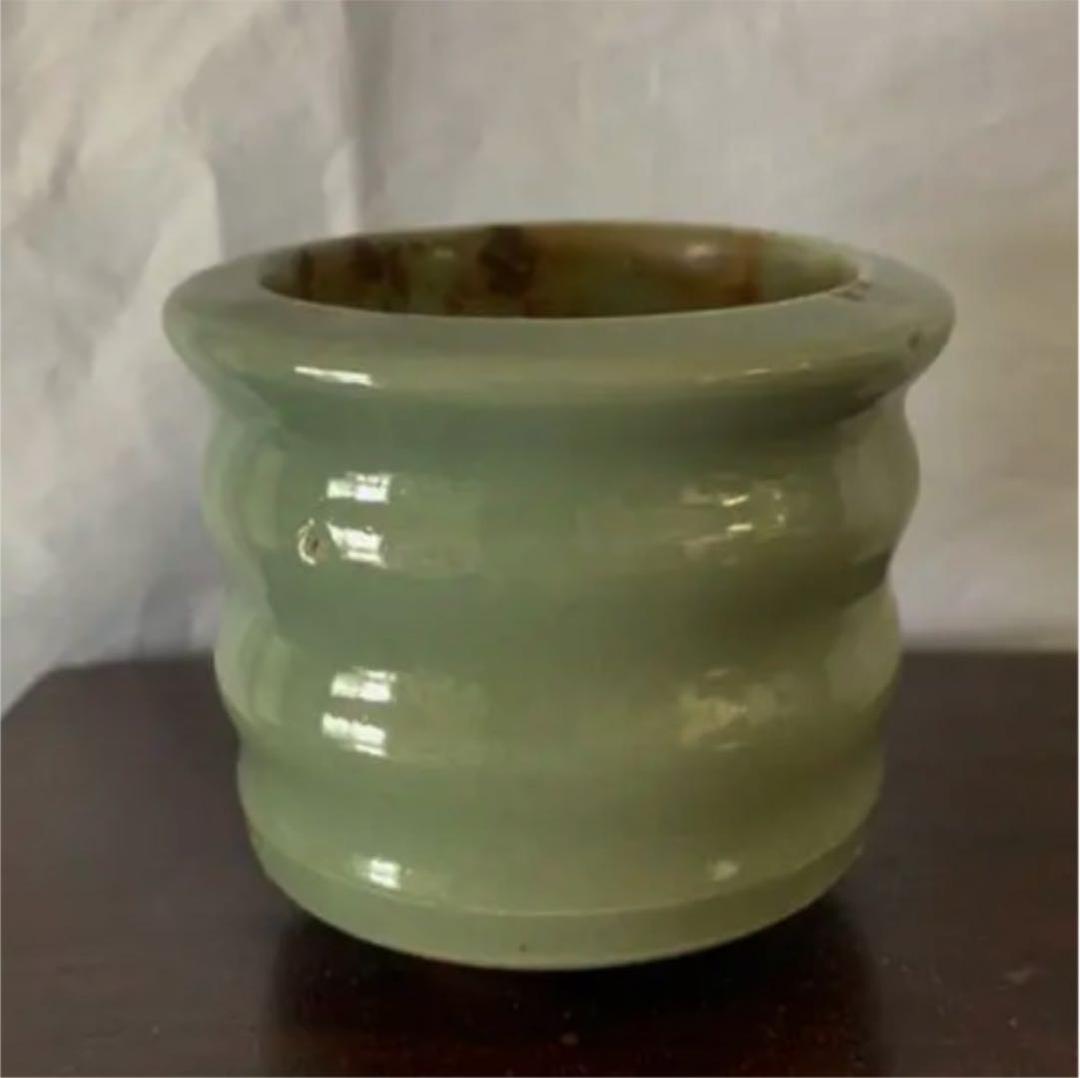 香炉 龍泉窯青磁琴炉　二重箱：XG-2-11