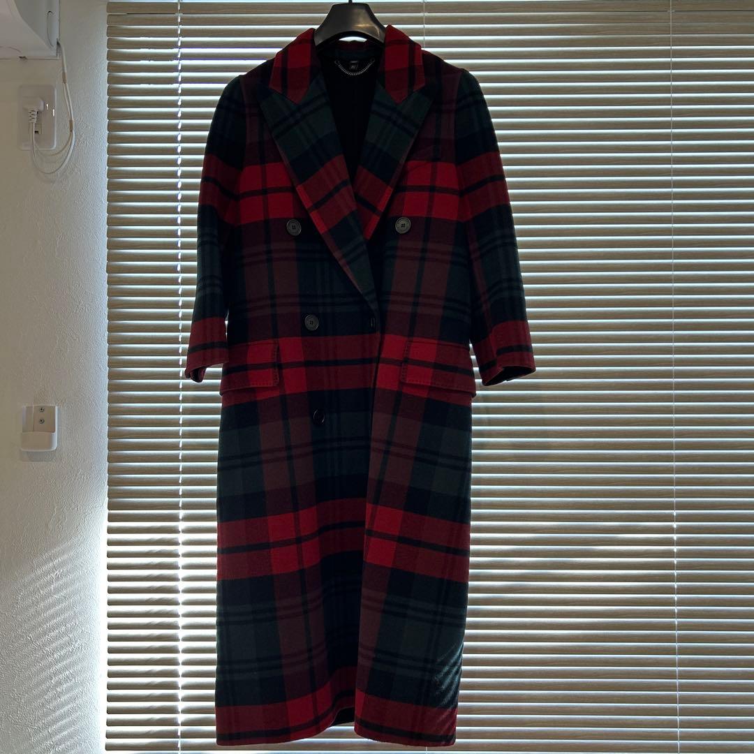 Burberry チェック柄 ロングコート