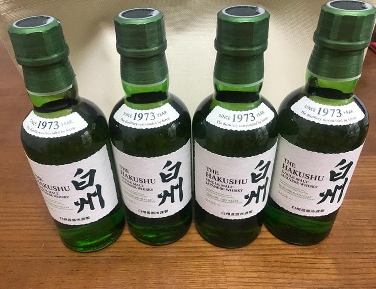 白州　ミニボトル180ml×4本セット【新品・未開封品】