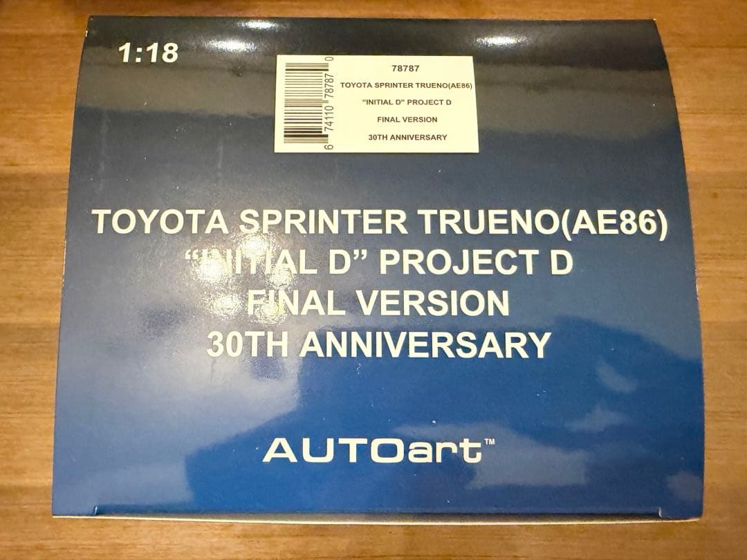 新品 オートアート トヨタAE86 トレノ 頭文字D 東京オートサロン2026