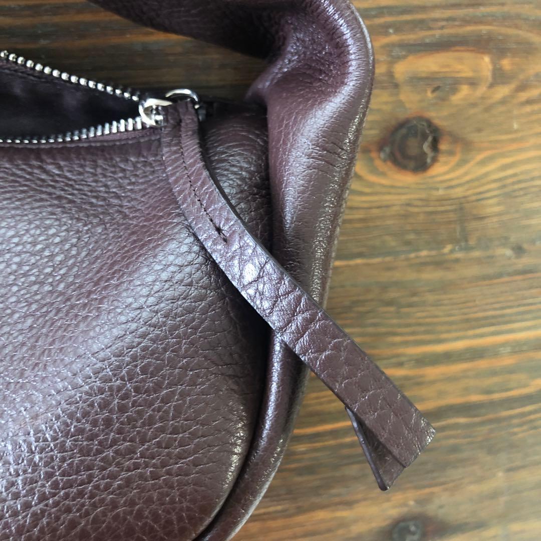 TODAYFUL Leather Wrap Bag バーガンディ