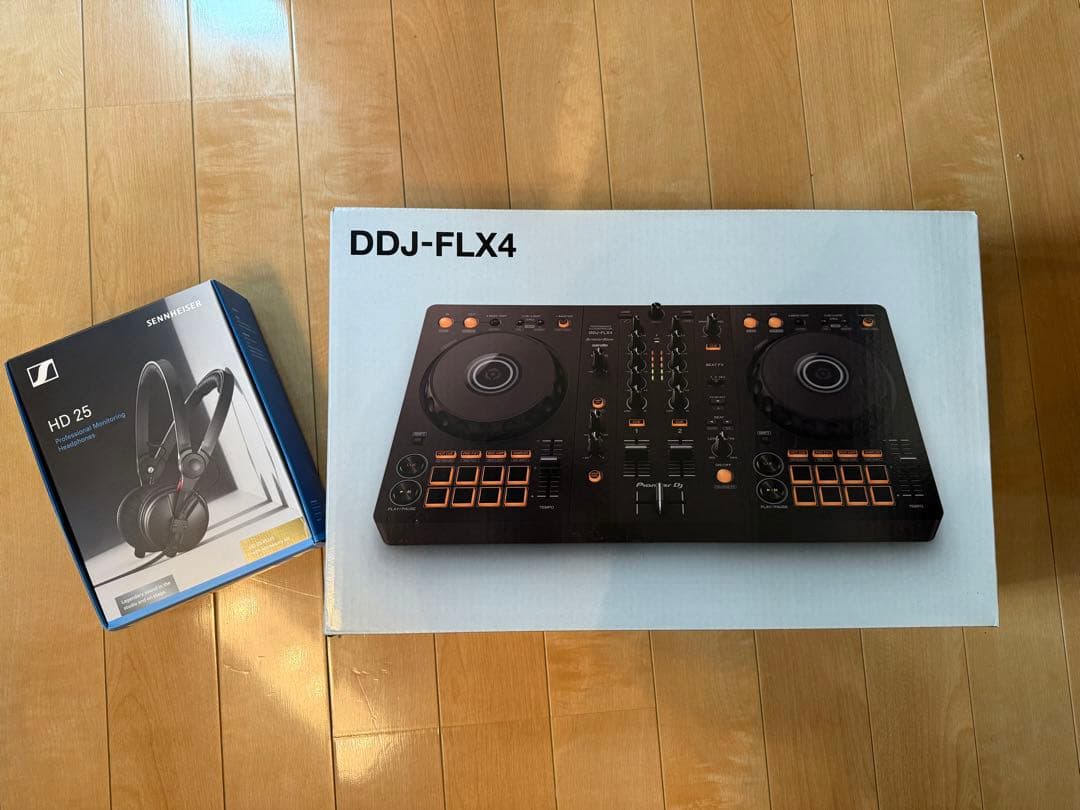 Pioneer DDJ-FLX4 Sennheiser HD 25セット