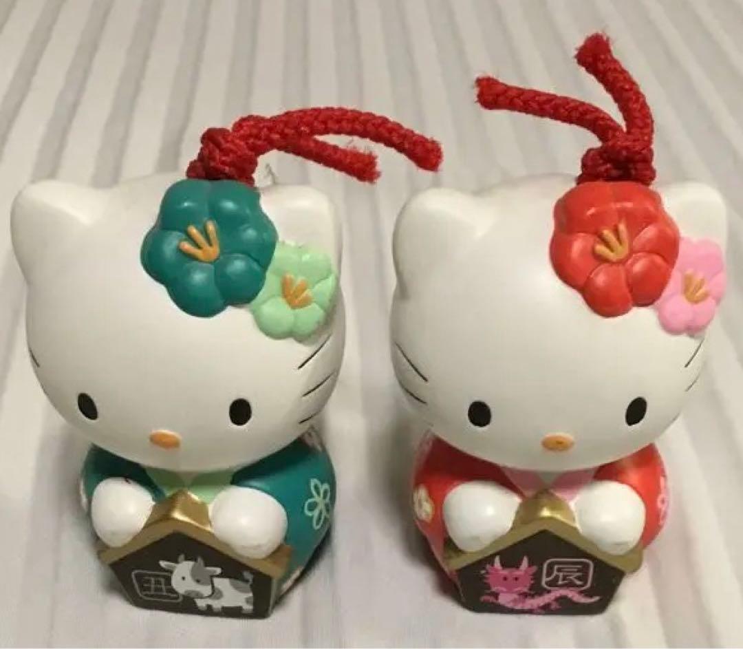 ハローキティ 陶器製お守り 2個セット