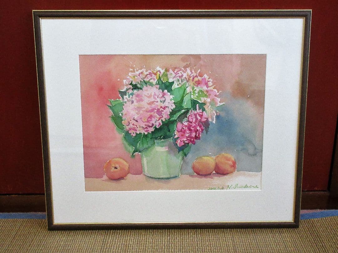 水彩画「紫陽花」