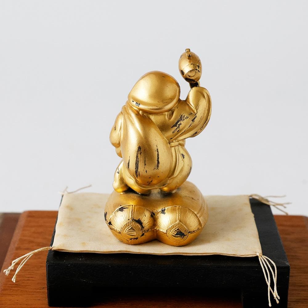 T 純銀製　銀製　大黒様　　置物　刻印有　純銀約73g