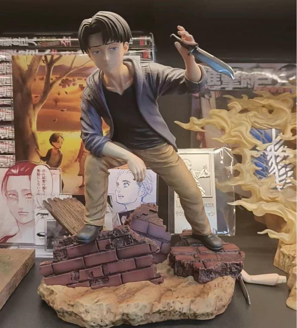 進撃の巨人 リヴァイ·アッカーマン ガレージキット ガレキ スタチュー③