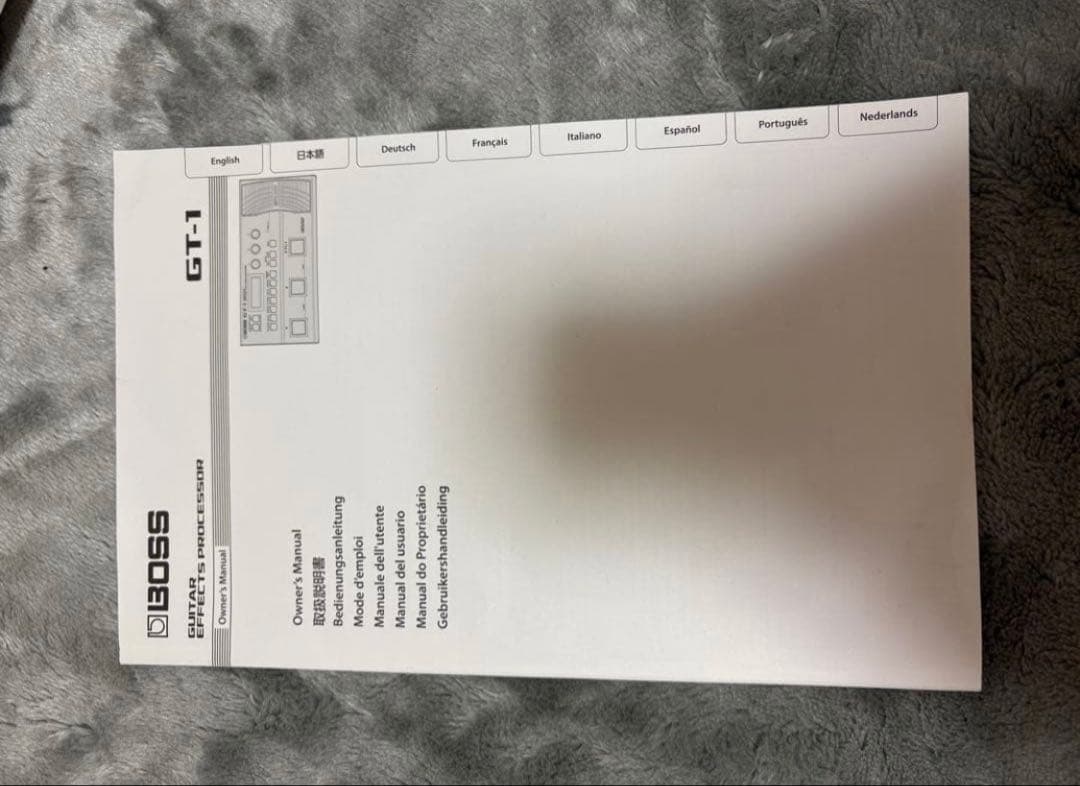 BOSS GT-1 ギターエフェクター ACアダプター付き