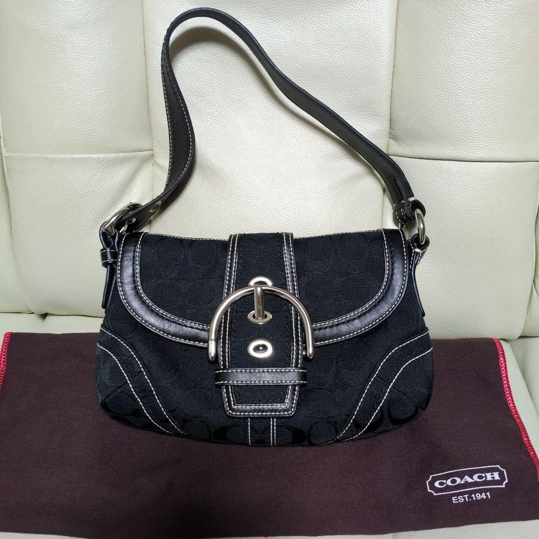 バッグ Coach Soho Signature Shoulder Bag 10296