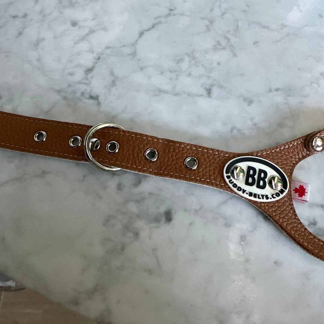 buddy-beltレザー ハーネス キャラメル5号