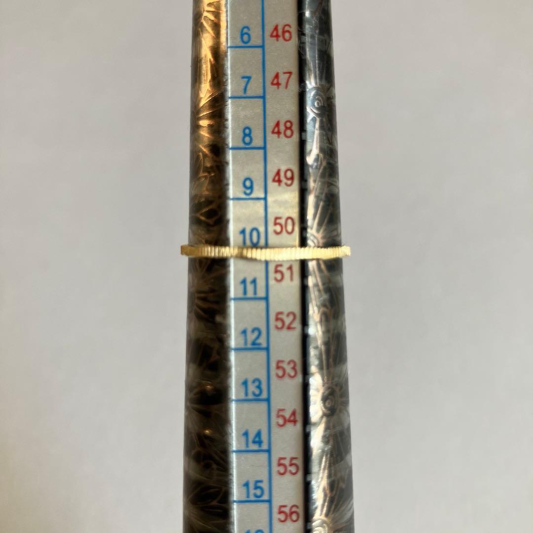 K18 18金　10号　リング　27