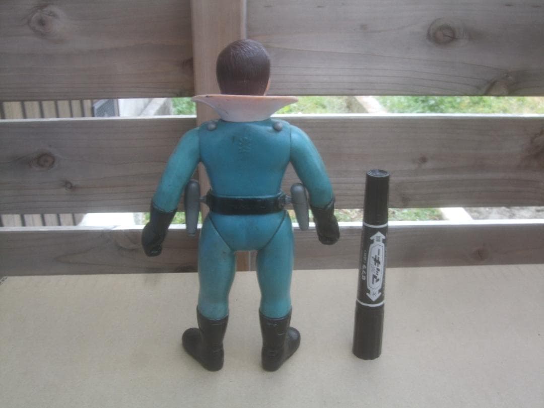 当時物★アオレンジャー★ソフビ・バンダイ