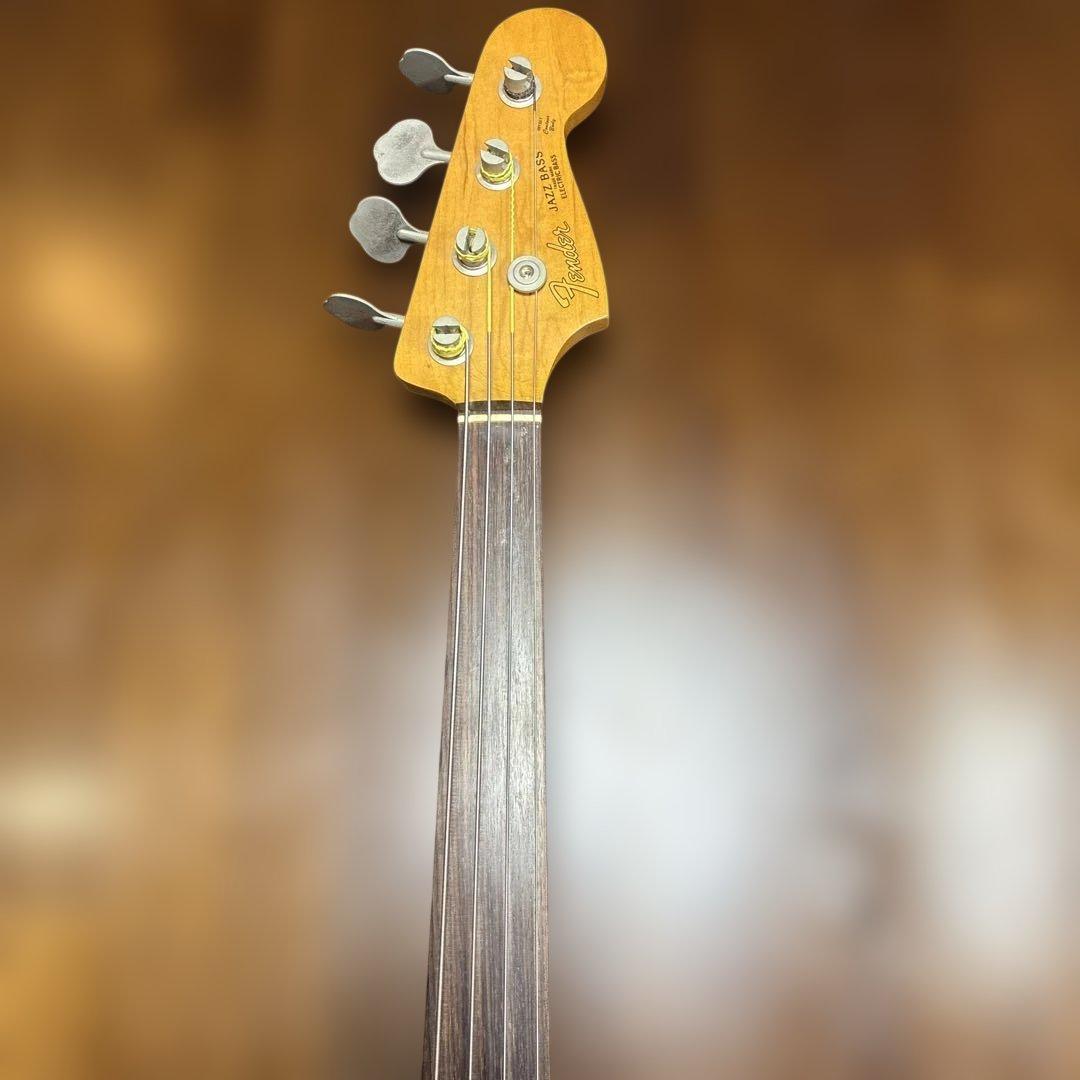 Fender Japan ジャズベース フレットレス ブラウンサンバースト