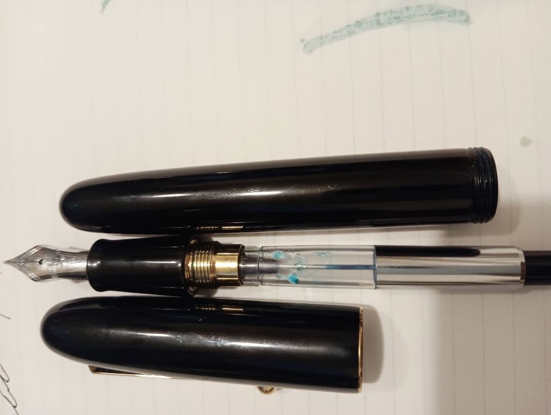 パイロット　ナミキウルシ 20号 ＋　プラチナ万年筆　14Ksmニブ　異種ペン