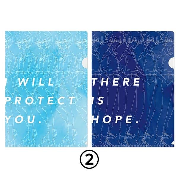 エヴァ　マルイ　クリアファイル　カヲル　レイ　2枚セット　②