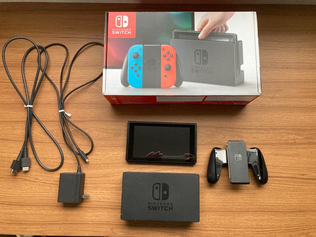 ジョイコン欠品 Nintendo Switch 本体 ネオンブルー/ネオンレッド