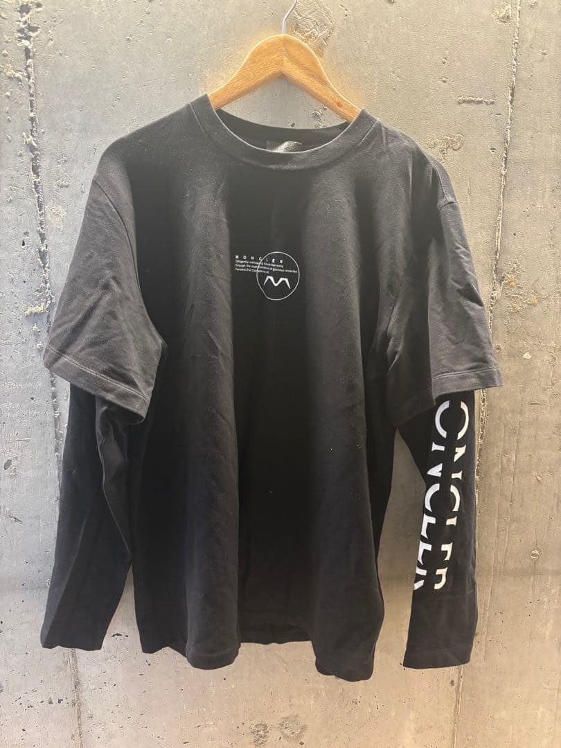 MONCLER フェイクレイヤード 長袖 Tシャツ