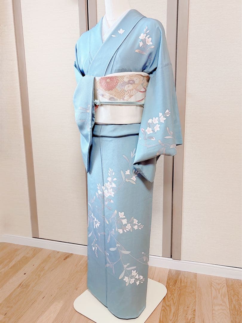 作家者　訪問着　本加賀友禅　フルセット　卒業式　入学式　お宮参　S M 袋帯