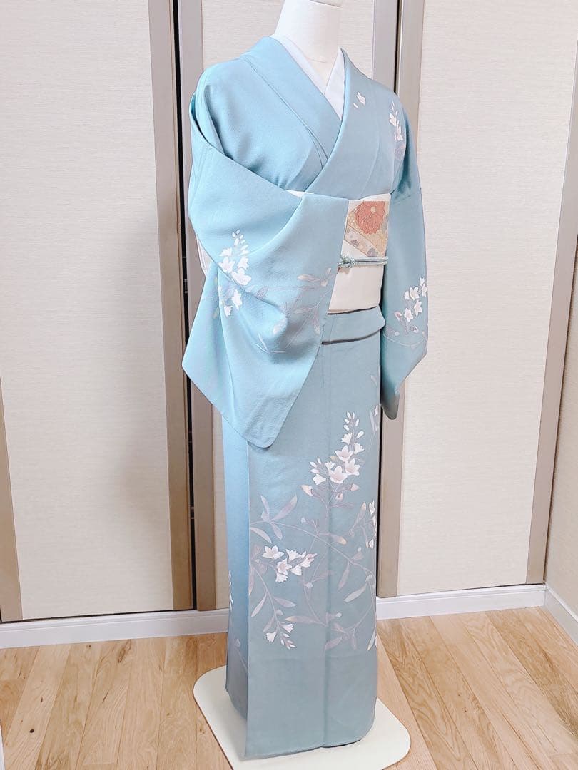 作家者　訪問着　本加賀友禅　フルセット　卒業式　入学式　お宮参　S M 袋帯