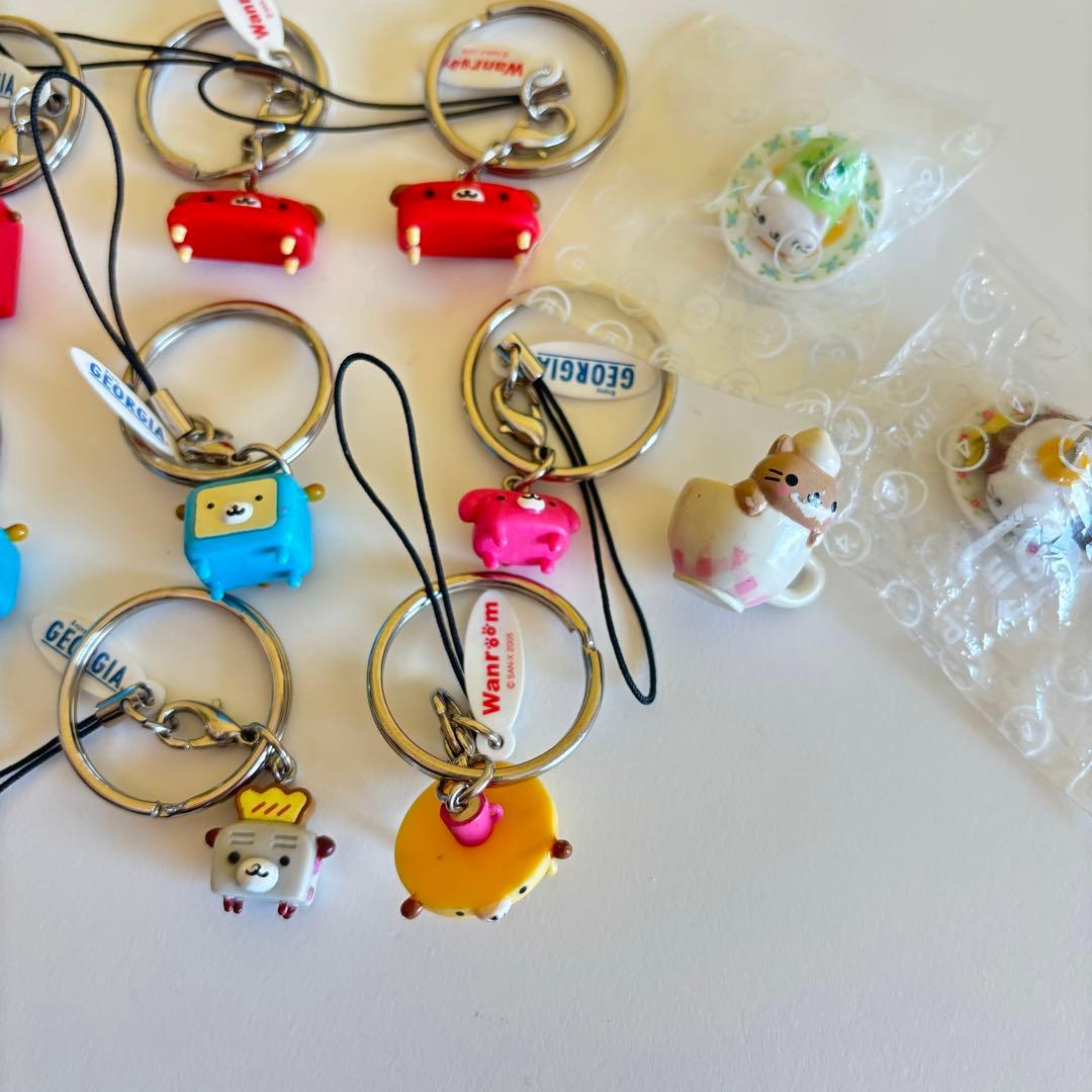 激レア san-x にゃんにゃんにゃんこ　ワンルーム　ストラップ サンエックス