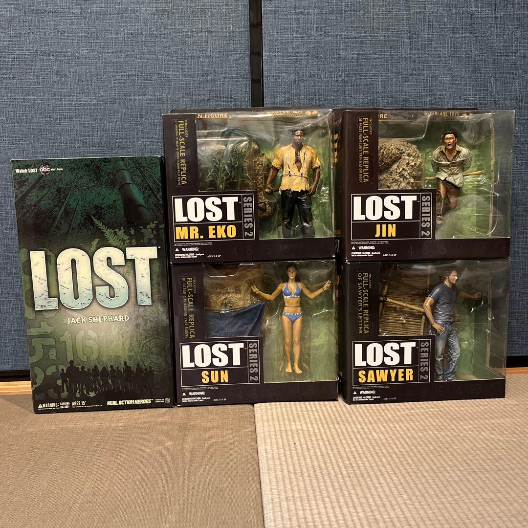 【レアモノ】海外ドラマ LOST フィギュア　5点セット