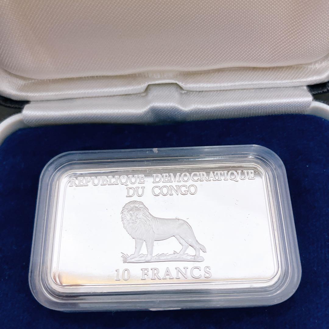 9SAM8 コンゴ民主共和国 10フラン イリュージョンラヴィアンローズ
