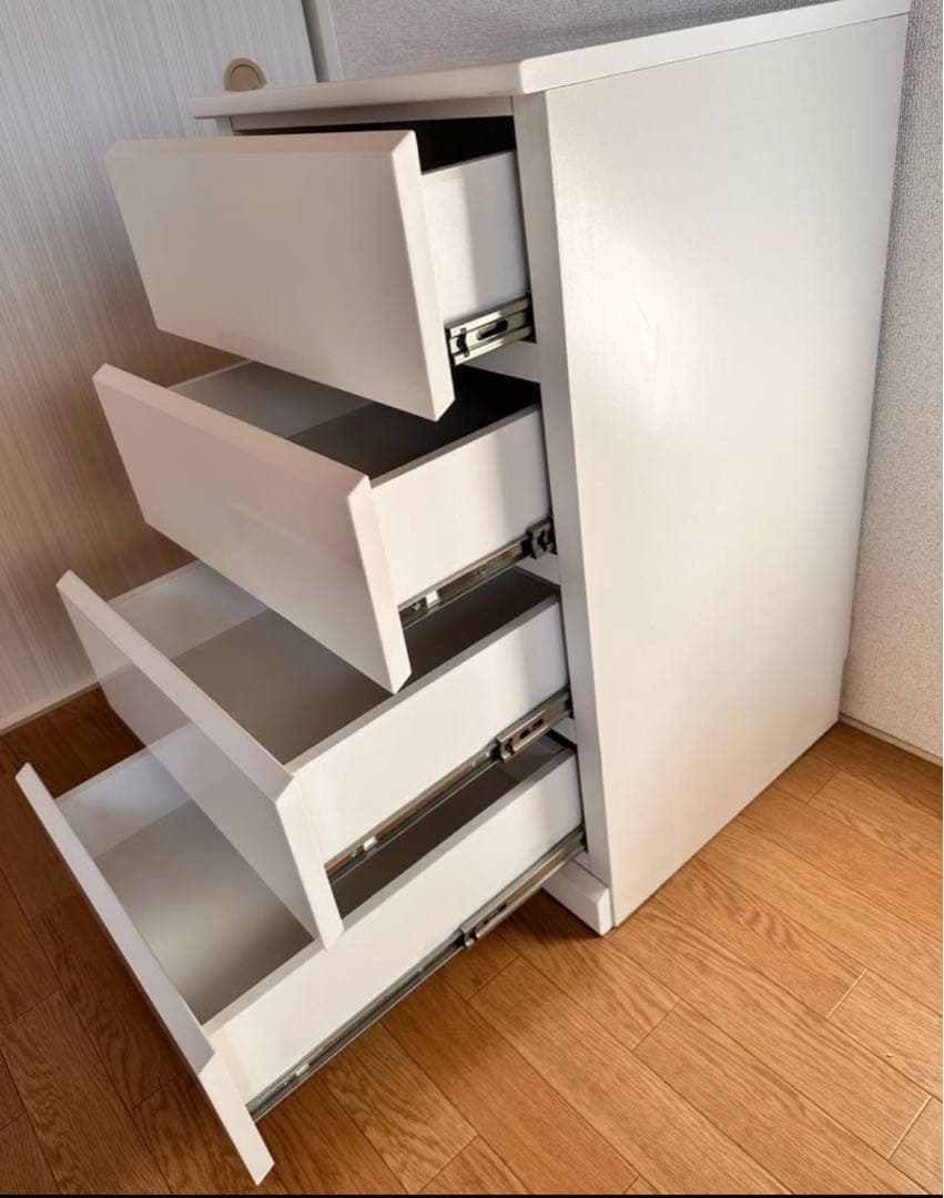 値下げ SOFEE-2 CHEST 45-45 ホワイト 4段