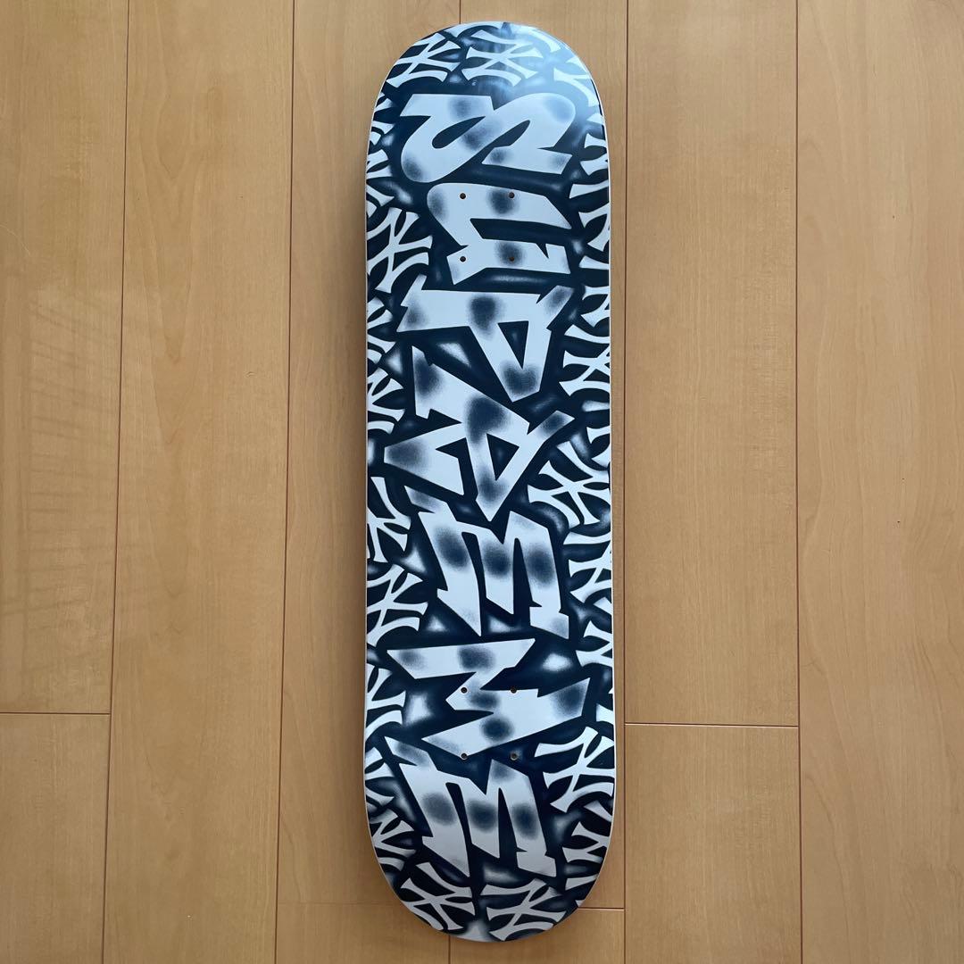 Supreme×ニューヨークヤンキース スケートボードデッキホワイト