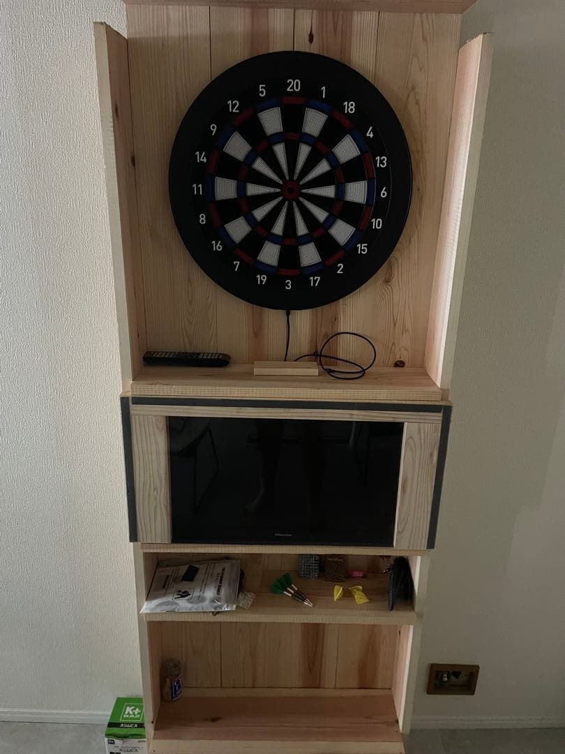 12日まで割引木製ダーツボードスタンド、ダーツライブホーム