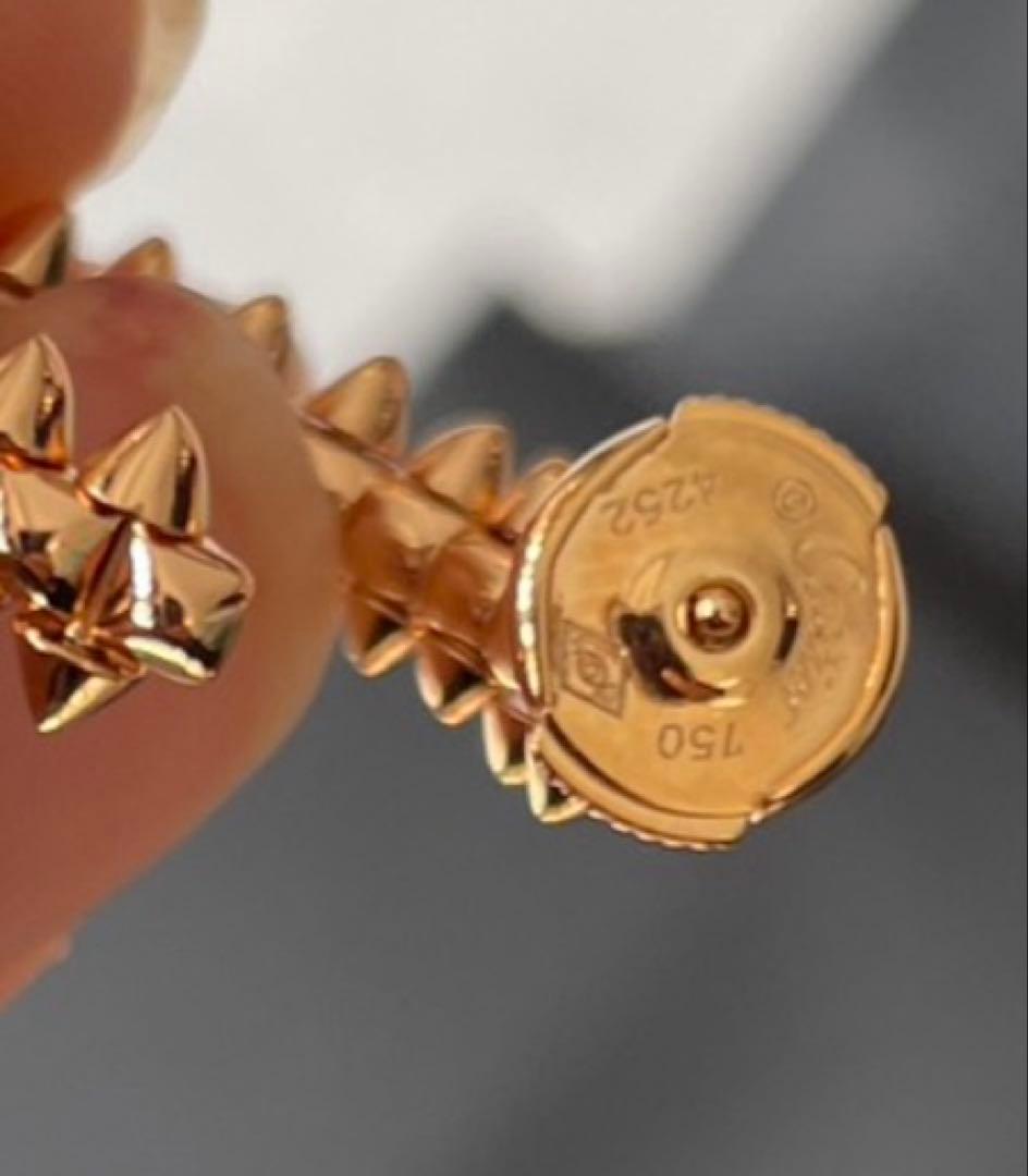 お値下大歓迎！早い者勝ち！高見え♪ピンクゴールドクラッシュピアス