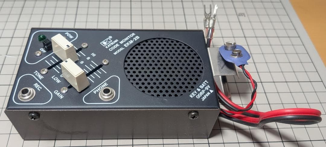 カツミ電機 KATSUMI CW電鍵練習機 コードモニター EKM-2B