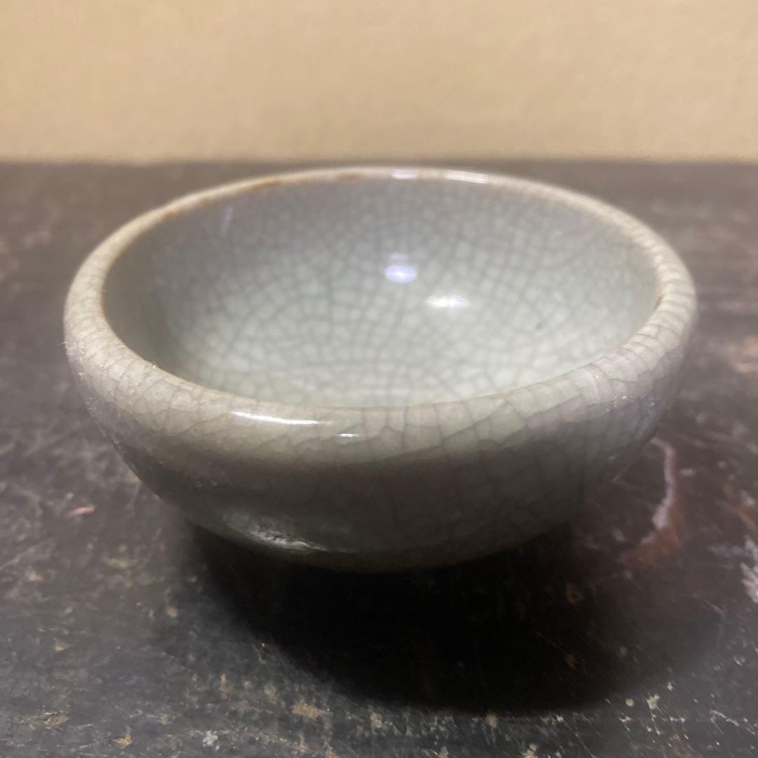 中国古玩ヒビ焼盃　7cm4cm