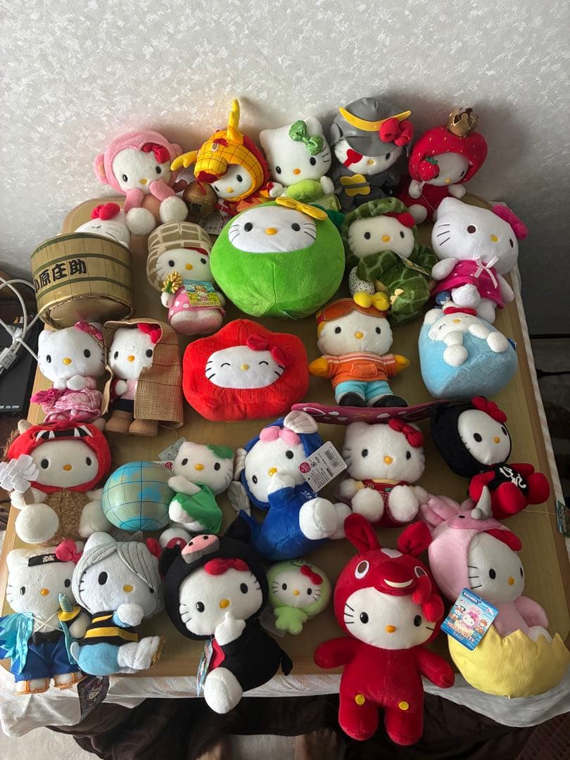 ハローキティ ご当地ぬいぐるみ ボールペン　キーホルダー　セット