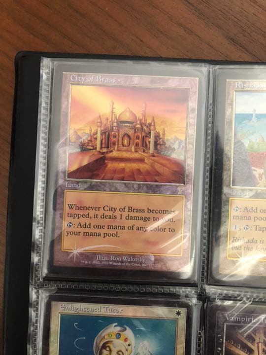 【Foil】《真鍮の都/City of Brass》[7ED] 土地