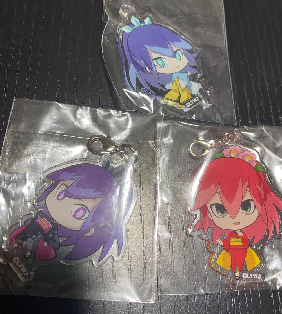 ふぶき姫　百鬼姫　椿姫　妖怪ウォッチ　アクリルスタンド　缶バッジ　キーホルダー