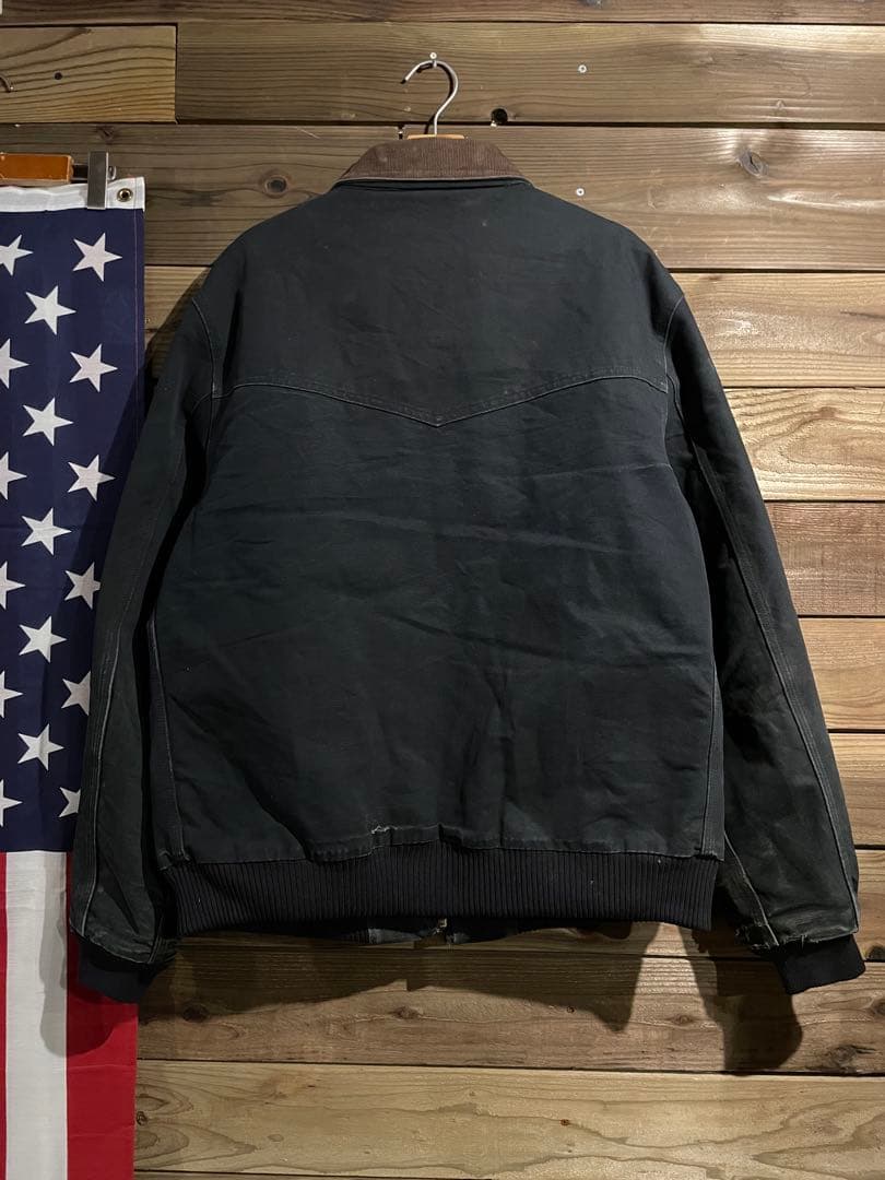 Carhartt ブラックサンタフェジャケット コーデュロイ襟