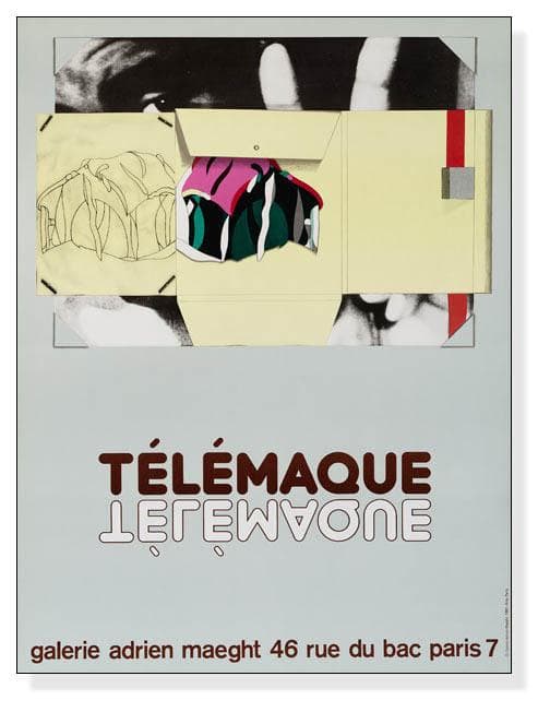 額装済/V COMME…/エルヴェ テレマック/ポスター